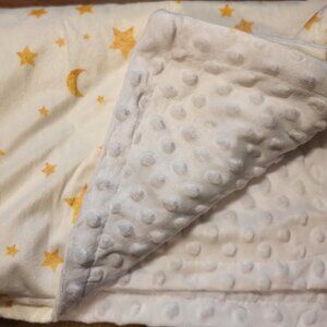 Donsonny Soft baby blanket, Boy/Girl, Stars and moon